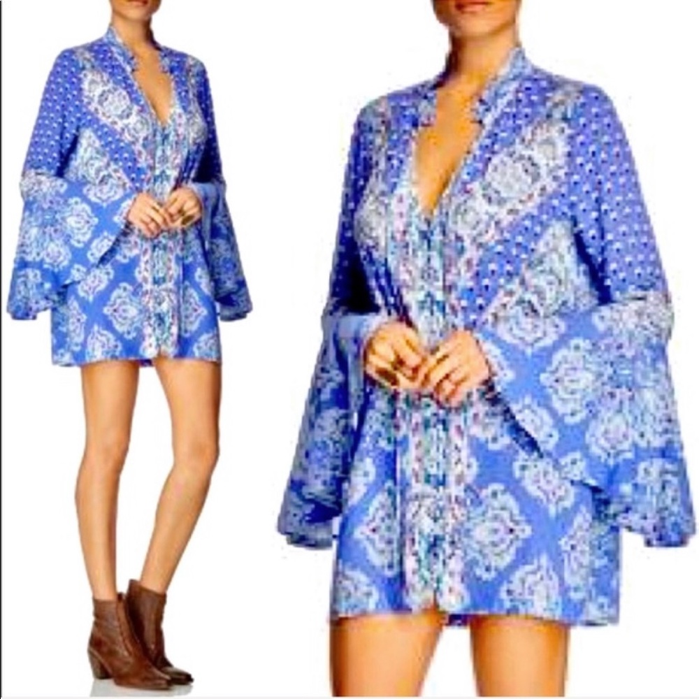 πΊπHPππΊ NWOT Free People Magic Mystery Tunic Dress - Picture 9 of 16